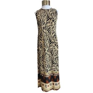 🐅Vintage Jessica - Safari Tank Maxi Dress - Size 8